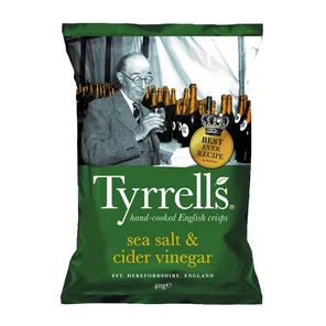 Meal card cover for: TYRRELS SEA SALT & CIDER VINEGAR