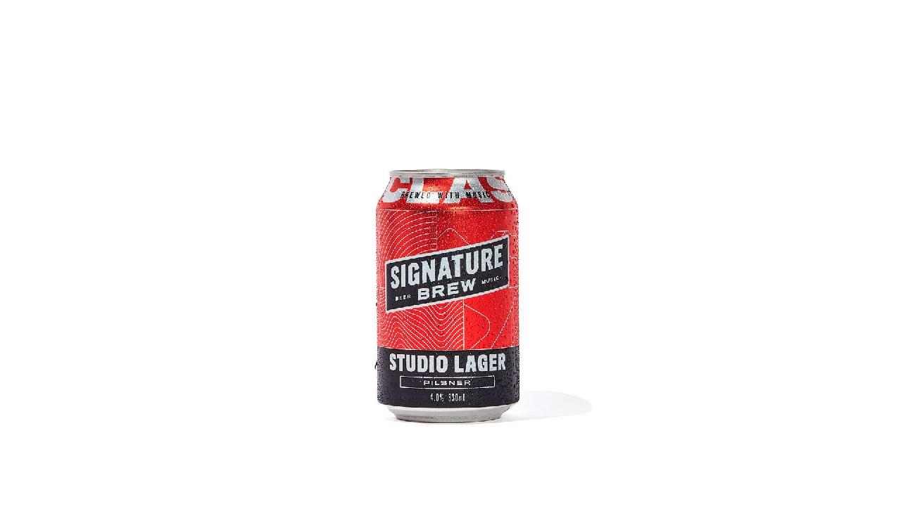 Meal card cover for: Signature Brew Lager