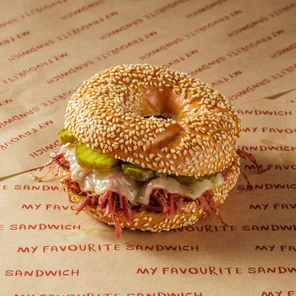 Meal card cover for: Brick Lane Salt Beef Melt