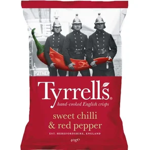 Meal card cover for: TYRRELS SWEET CHILLI & RED PEPPER