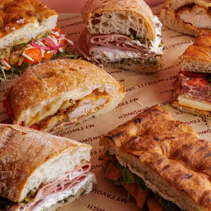 Meal card cover for: MFS SOHO Sandwich Platter for 10