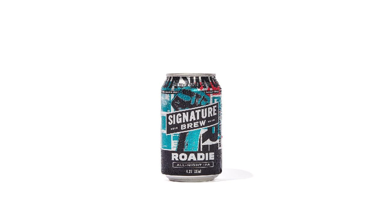 Meal card cover for: Signature Roadie IPA Can