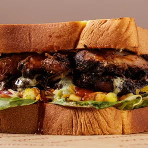 Meal card cover for: Jammin' Jerk Sando