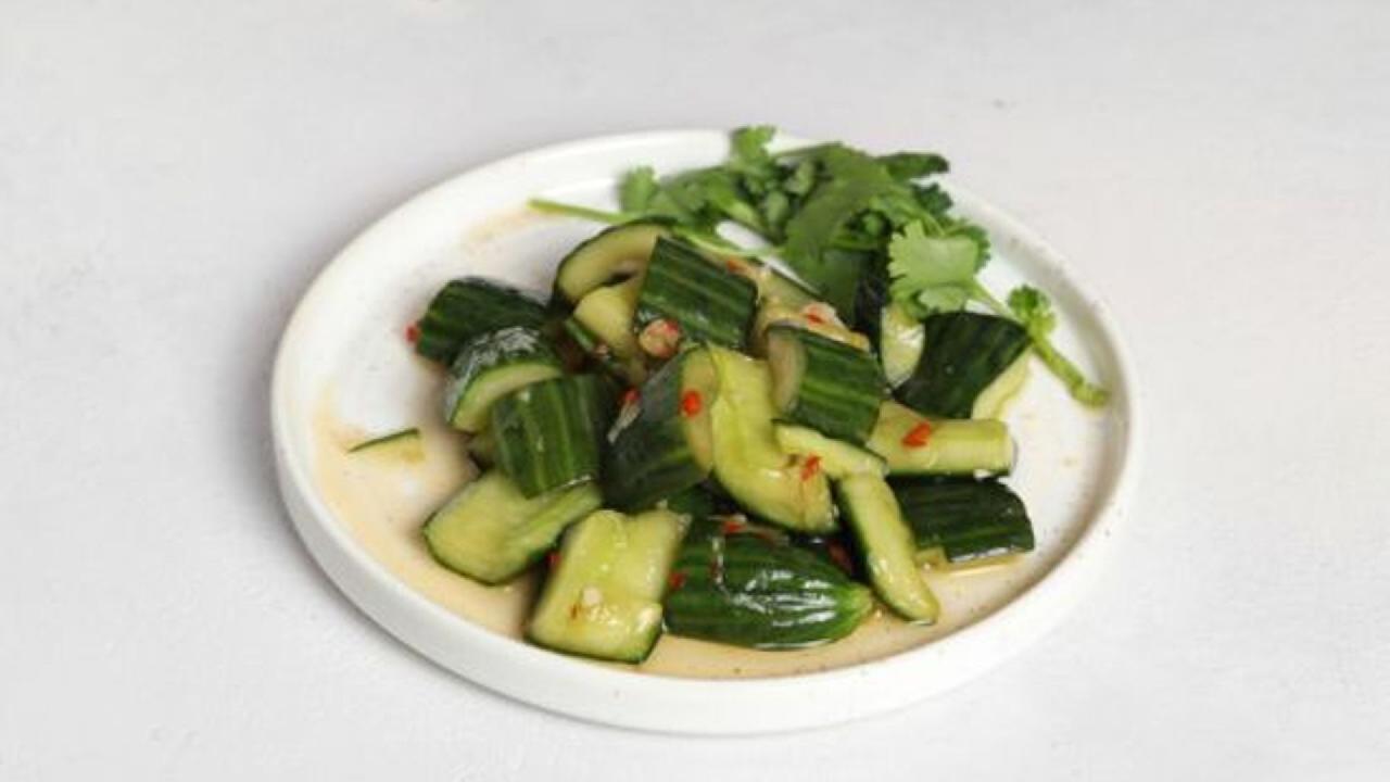 Meal card cover for: Smashed Cucumbers 拍黃瓜