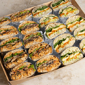 Meal card cover for: Veggie Sandwich Platter