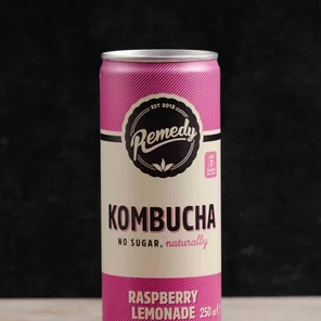 Meal card cover for: Remedy Kombucha Raspberry Lemonade