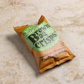 Meal card cover for: Cheddar & Onion crisps