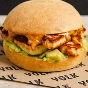 Meal card cover for: Halloumi-Avo bap 🌱(v)