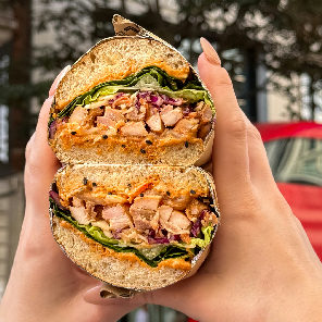 Meal card cover for: Bang-Bang Chicken Sandwich