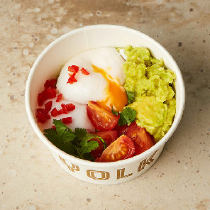 Meal card cover for: Smashed Avo Egg Pot (Regular)