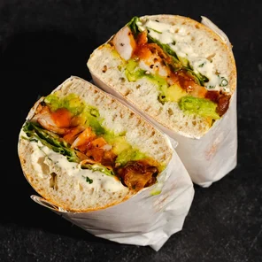 Meal card cover for: Buffal'avo Chicken