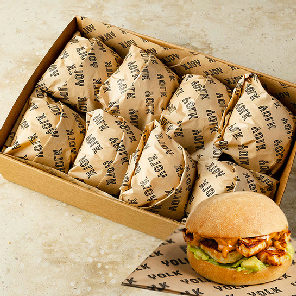 Meal card cover for: Halloumi-Avo Breakfast Bap Platter (v)