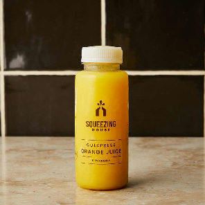 Meal card cover for: Cold-press Orange Juice