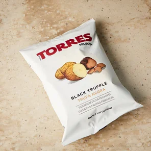 Meal card cover for: Black Truffle crisps