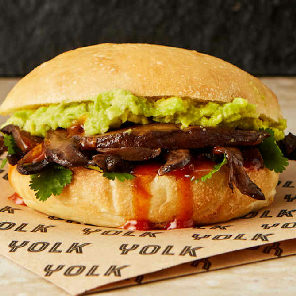 Meal card cover for: Avo Mushroom bap (ve)