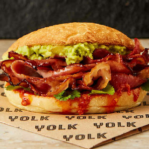 Meal card cover for: Fancy Bacon Bap
