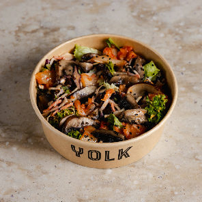 Meal card cover for: Bang-Bang Shroom salad