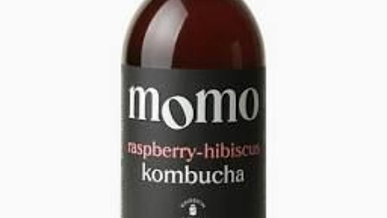 Meal card cover for: Drinks. Momo Kombucha (raspberry)