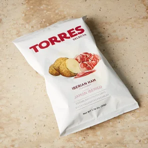 Meal card cover for: Iberico Ham crisps