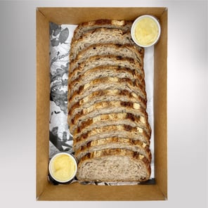 Meal card cover for: 12 Sourdough Bread Slices with Butter