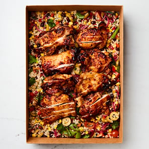 Meal card cover for: Roast Chicken & Salad (choice of salad)