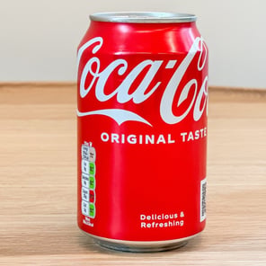 Meal card cover for: Coke