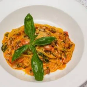 Meal card cover for: spaghetti all’Ortorlana