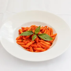 Meal card cover for: Penne All’Arrabbiata