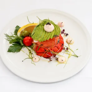 Meal card cover for: Lobster Monte Carlo