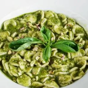 Meal card cover for: Orecchiette Pesto e Pistacchio