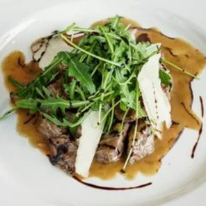 Meal card cover for: Bocconcino con Gogonzola e Rucola