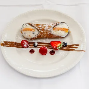 Meal card cover for: Cannoli Siciliani