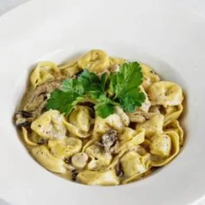 Meal card cover for: Tortelloni Al Funghi di Bosco