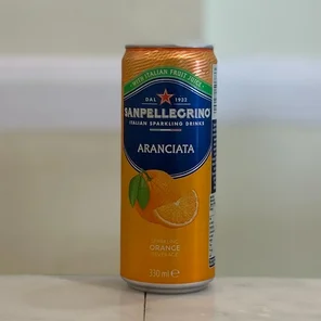 Meal card cover for: San Pellegrino Aranciata