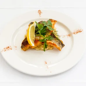 Meal card cover for: Branzino con Burro al Coriandolo
