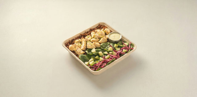 Bombay Protein Bowl - Black Pepper Chicken Breast, The Salad Project - Spitalfields Catering