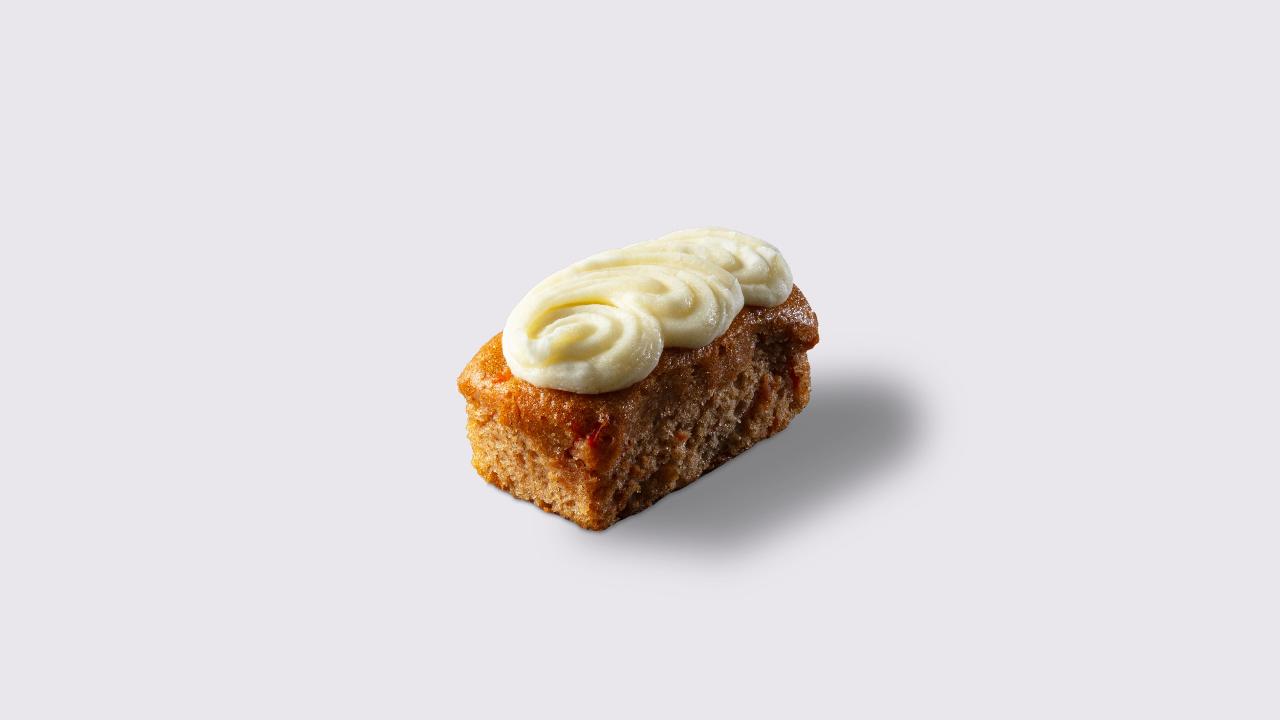 Meal card cover for: Carrot Cake