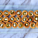 Meal card cover for: Pea & Feta Vol-au-vents