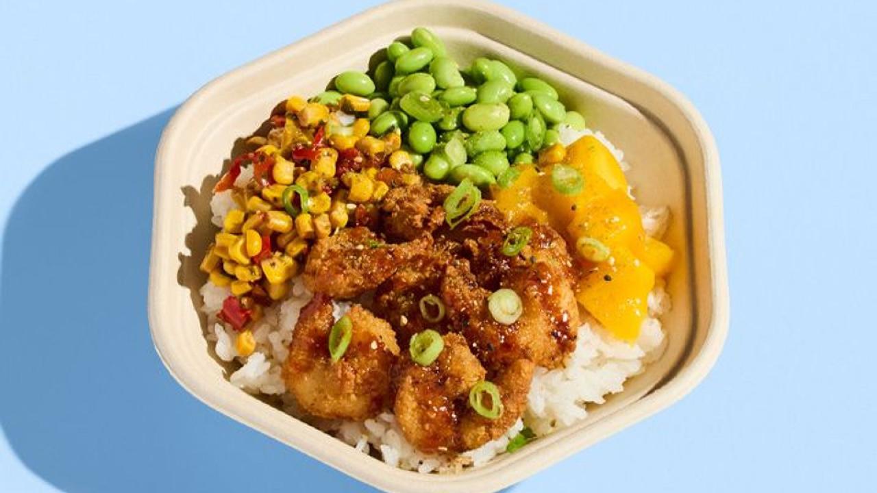 Meal card cover for: Sweet & Spicy Shrimp Sushi Bowl