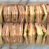 Meal card cover for: Large Fish Sandwich Platter - (No Shellfish)