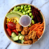 Meal card cover for: Rainbow Falafel - Individual