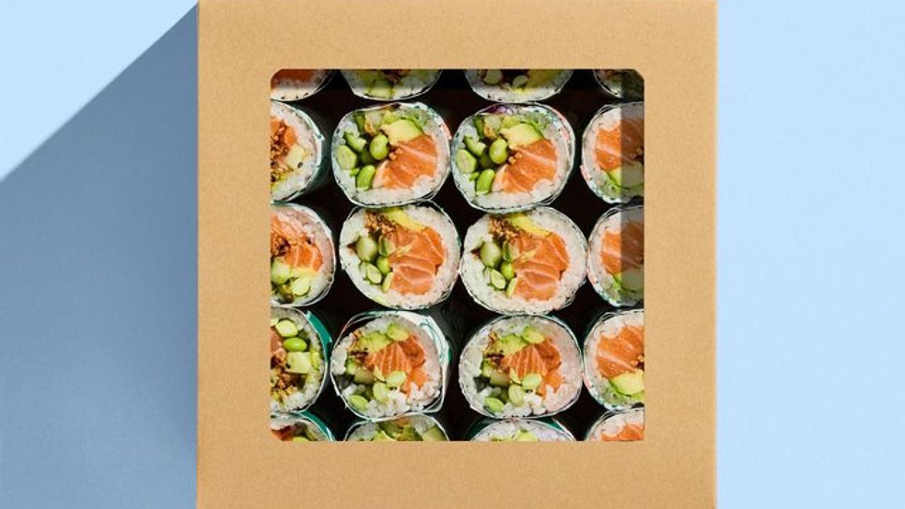 Meal card cover for: GLUTEN FREE The OG Salmon Sushi Roll Platter 