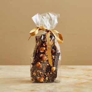 Meal card cover for: Salted caramel and chocolate brittle