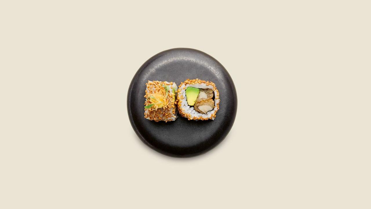 Meal card cover for: Nanban Roll