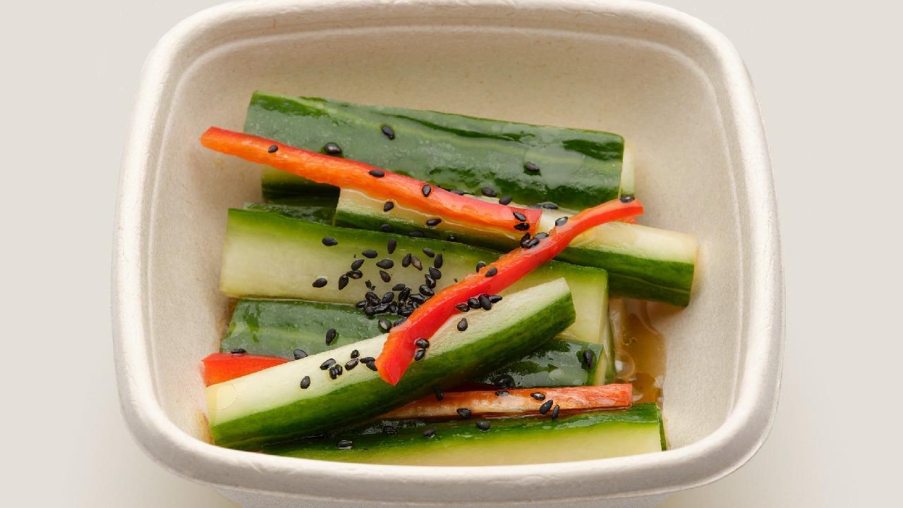 Meal card cover for: Cucumber Salad