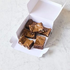 Meal card cover for: Chocolate brownies