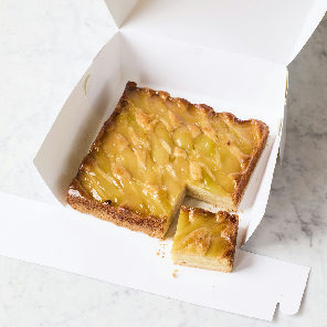 Meal card cover for: Apricot fruit tart