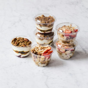 Meal card cover for: Yoghurt pot with Ottolenghi jam and granola