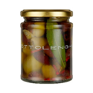 Meal card cover for: Preserved lemon and chilli olives