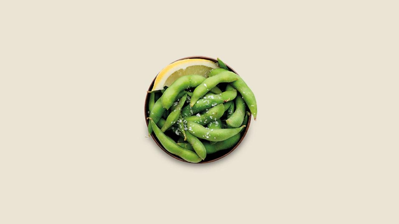 Meal card cover for: Edamame Beans